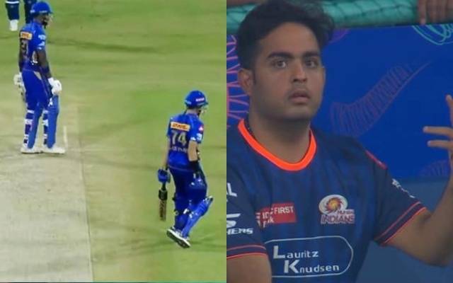 Akash Ambani’s angry reaction on Hardik Pandya after denying single in final over of clash vs LSG
