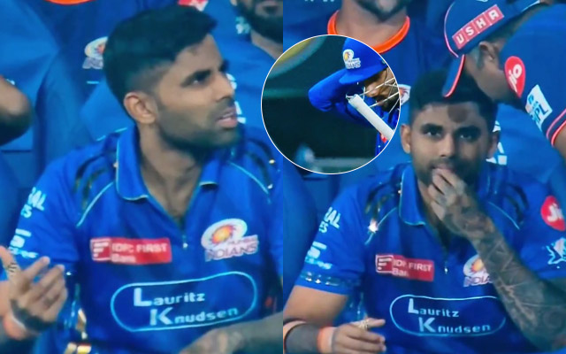 Suryakumar Yadav shocked after MI retire out Tilak Varma for Mitchell Santner vs LSG
