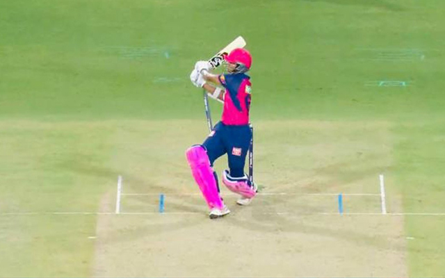 Yashasvi Jaiswal’s off stump goes for cartwheel on Lockie Ferguson’s slower ball