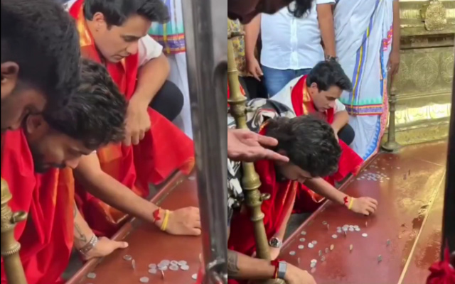 Abhishek Sharma, Nitish Kumar Reddy offer prayers at Peddamma temple in Hyderabad ahead of GT match