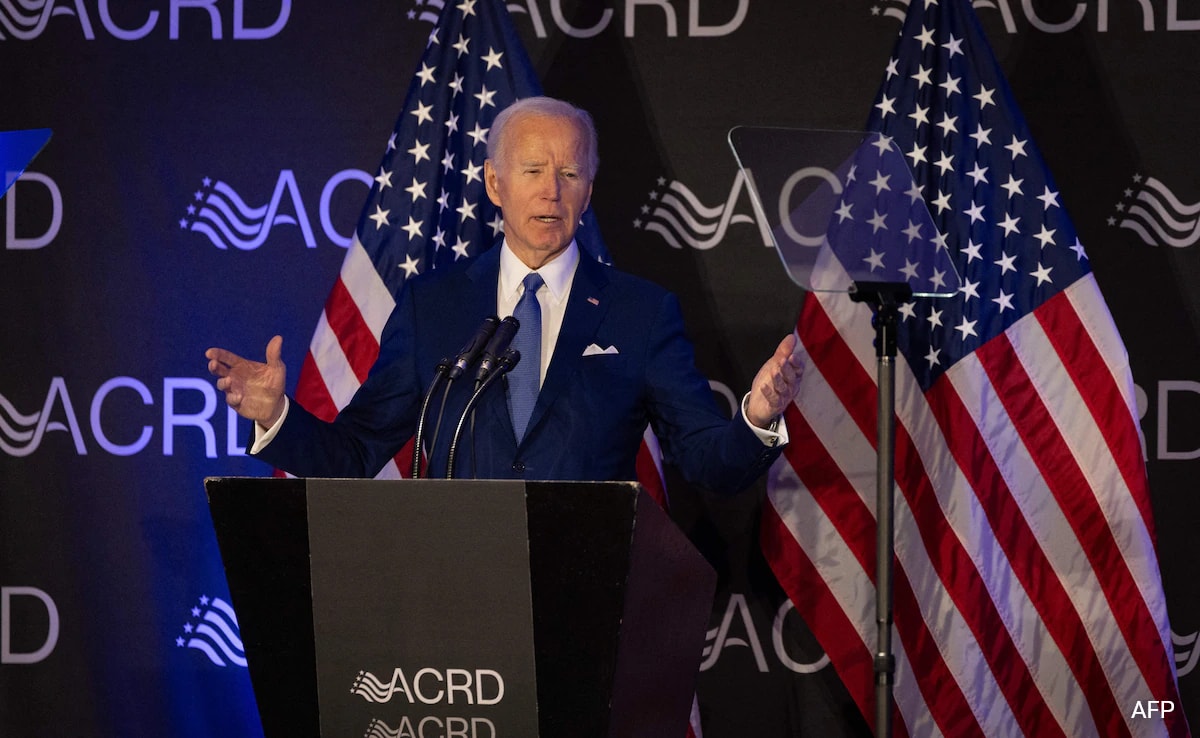 Biden Slams Trump “Destruction” In First Post-Presidency Speech