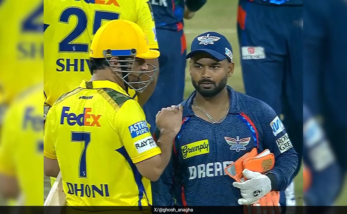 MS Dhoni Consoles Rishabh Pant As LSG Skipper’s Death Overs Tactics Backfire