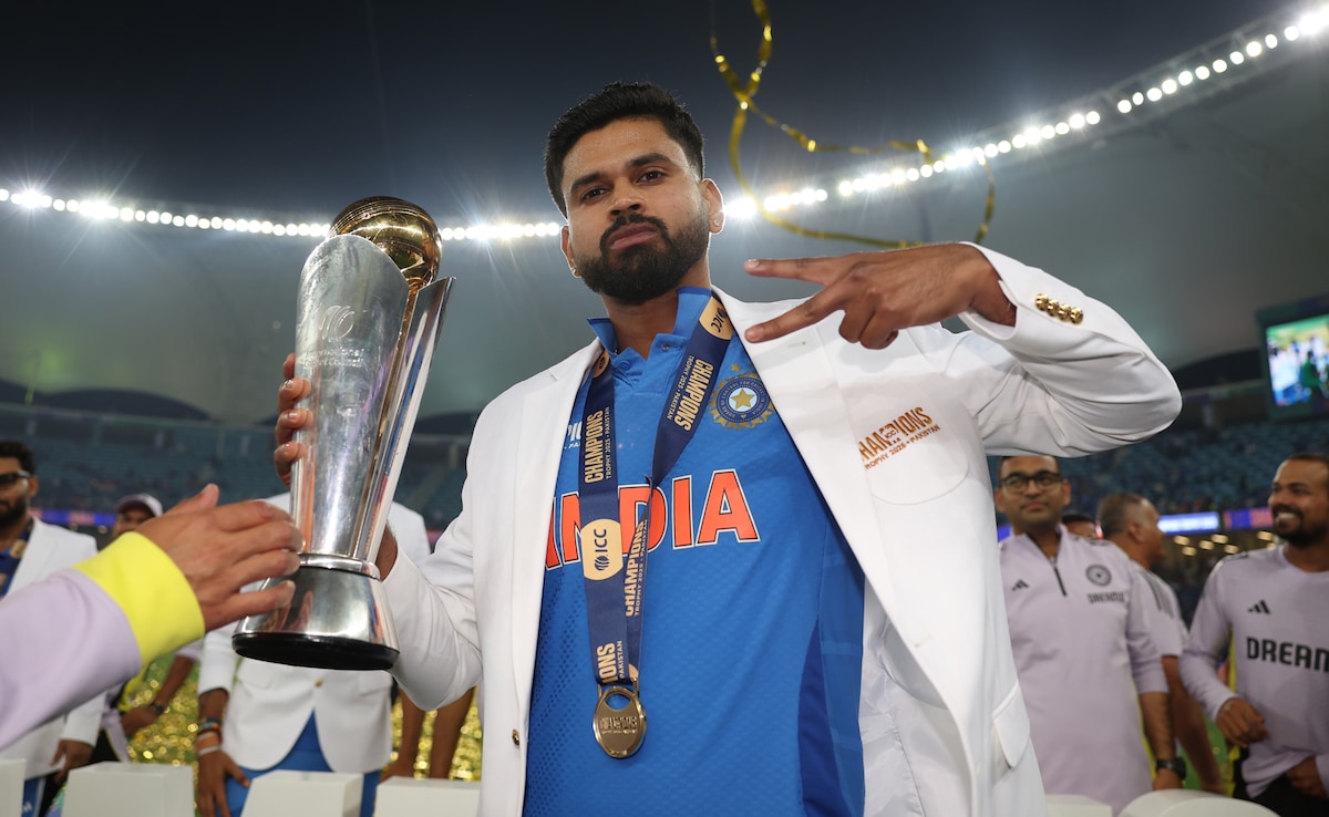 Shreyas Iyer Bags ICC Men’s Player Of The Month Award For March 2025