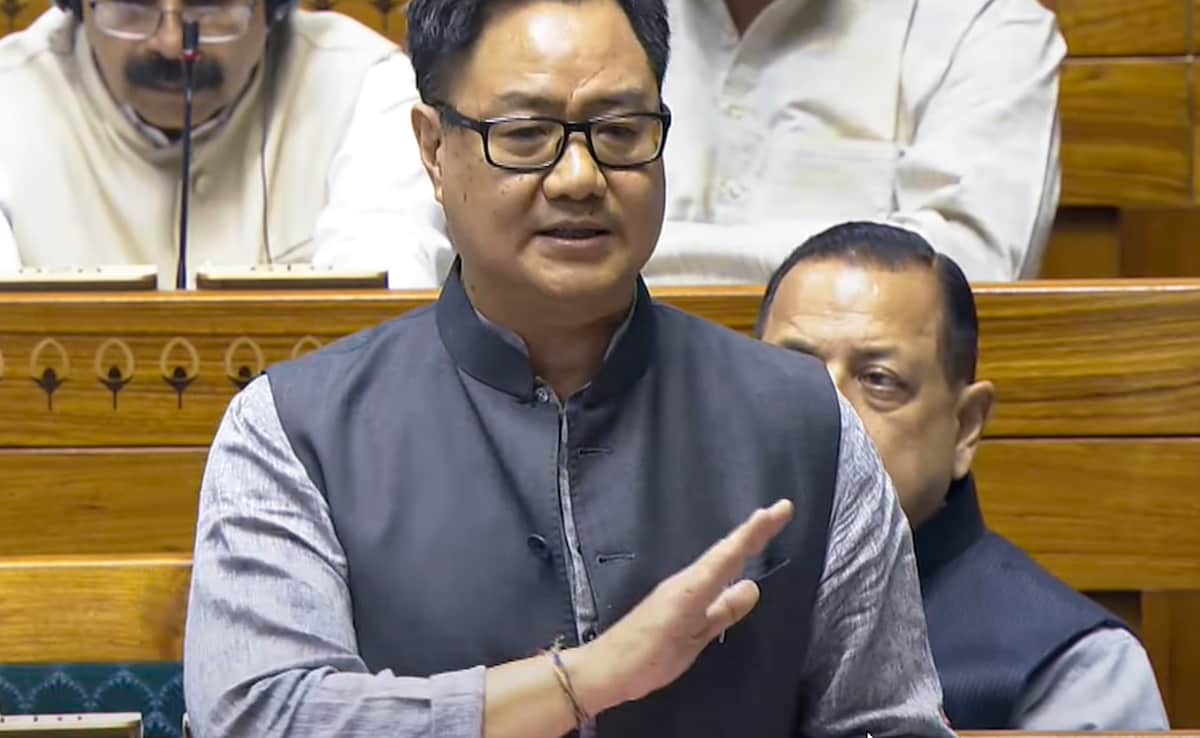 Congress Kept Muslims Out Of Mainstream For 60 Years: Kiren Rijiju