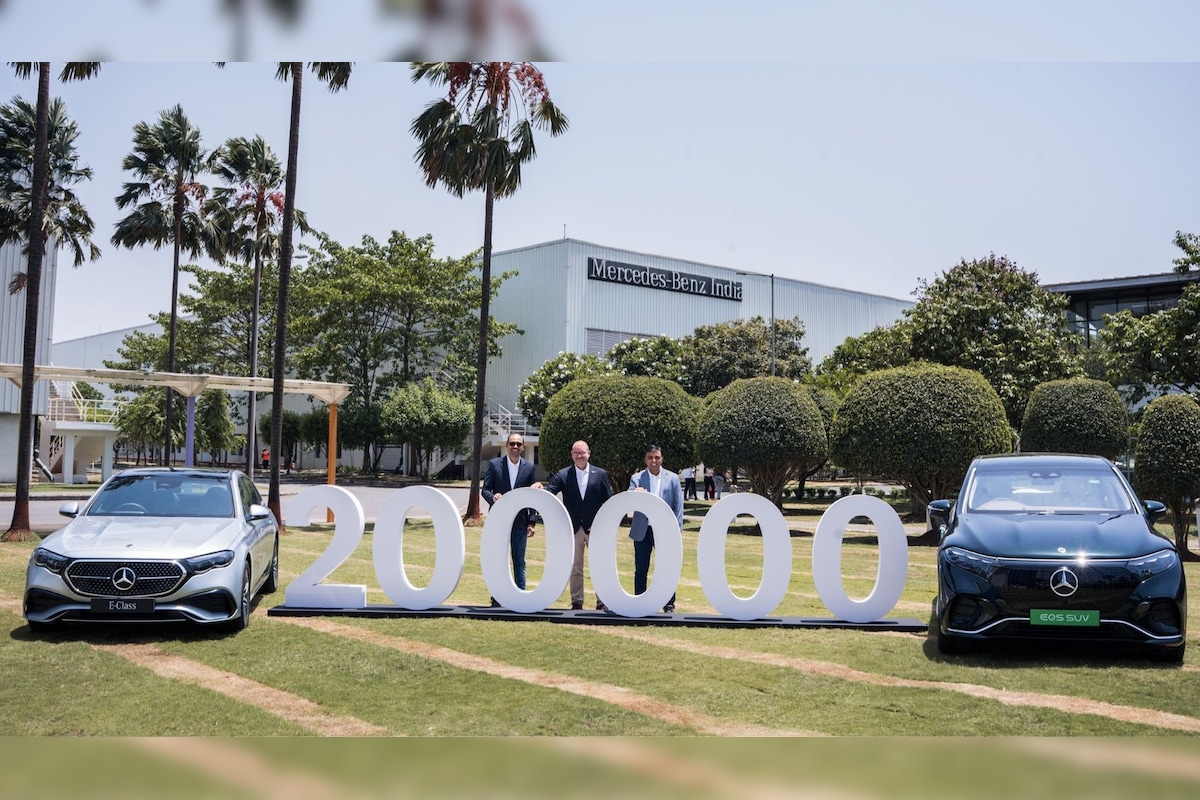 Mercedes-Benz Rolls Out Its 200,000th Made-In-India Car From Chakan Plant
