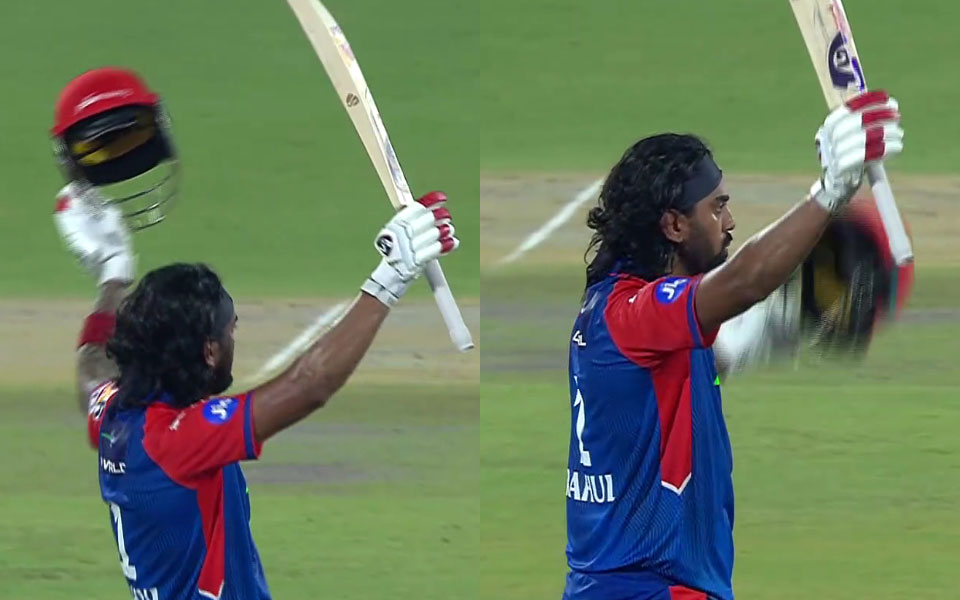 KL Rahul smashes his 5th IPL ton in match between GT and DC