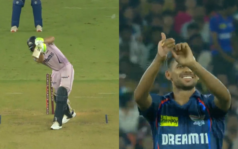 Akash Singh brings out Digvesh Rathi-inspired celebration after dismissing Jos Buttler