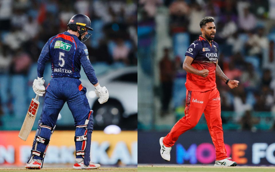 RCB’s Nuwan Thusara cleans up Breetzke with Malinga-like delivery
